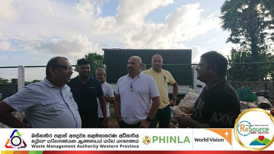 PHINLA Inspection of resource recovery center run in Chavakachcheriya area, Jaffna