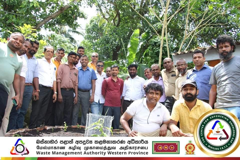 Practical session on creating Key hole Garden